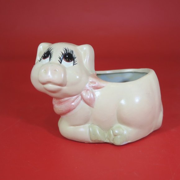 Magic Creations 1996 Vintage Pig Piggy Potpourri Planter Holder - Picture 1 of 10